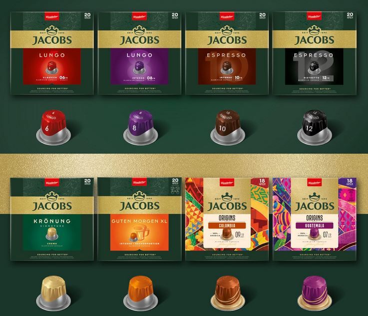 ☕ Jacobs Kaffeekapseln Vielfaltsbox mit 8 Sorten, 156 Kapseln ab 35,99€ (statt 48€)