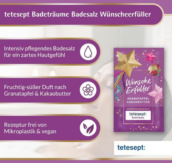 🛀🏻 12er Pack tetesept Badeträume Verwöhn Badesalz Wünscheerfüller ab 8,55€ (statt 12€) 🛀🏻 12er Pack tetesept Badeträume Verwöhn Badesalz Wünscheerfüller ab 8,55€ (statt 12€)