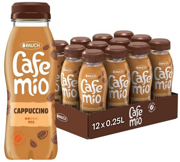 ☕ 12 x Rauch Cafemio Cappuccino Eiskaffee To Go, 250ml ab 14,60€ (statt 21€)