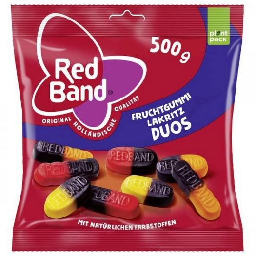 🍬 6 x 500g Red Band Fruchtgummi Lakritz Duos ab 8,40€ (statt 17€) – Insgesamt 3kg!
