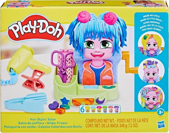 🪮 Play Doh Wilder Friseur Spielset mit 6 Dosen für 14,99€ (statt 22€)