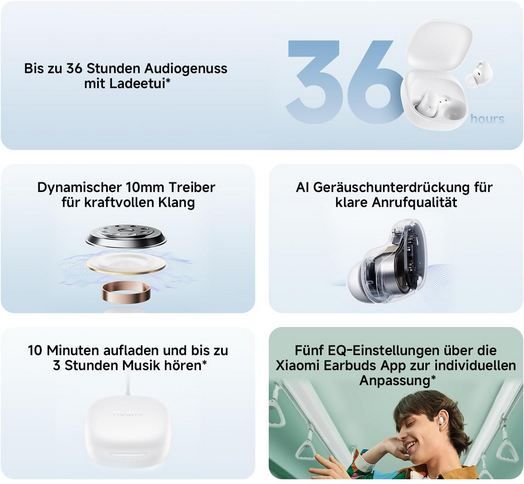 🎧 Xiaomi Redmi Buds 6 Play In Ear Kopfhörer für 5€ (statt 16€) 🎧 Xiaomi Redmi Buds 6 Play In Ear Kopfhörer für 5€ (statt 16€)