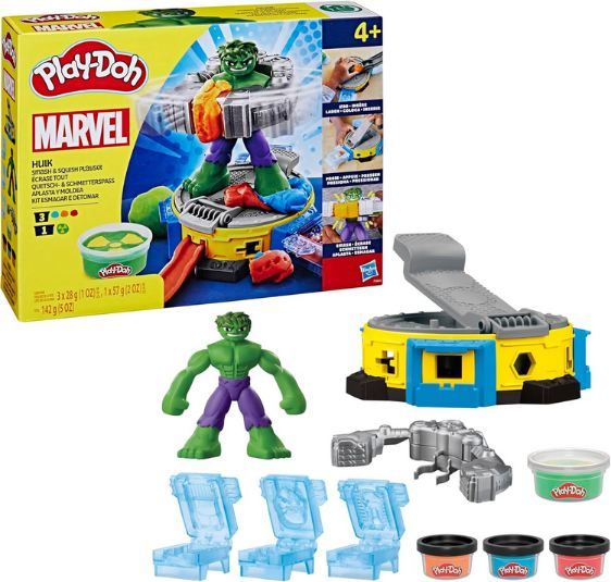 🚸 Play Doh Marvel Hulk Quetsch  & Schmetterspaß Set für 10,49€ (statt 19€)