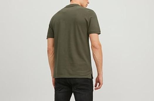 👕 Jack & Jones Epaulos Poloshirt in Olive für 12,99€ (statt 20€)