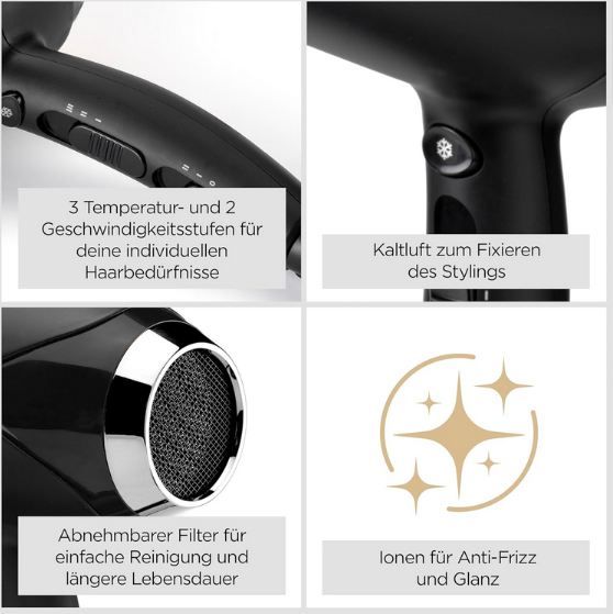 💨 BaByliss D572DE Turbo Smooth Haartrockner für 19,99€ (statt 30€)