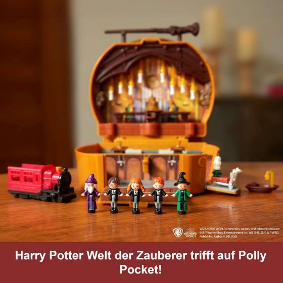 🧙🏼 Polly Pocket Harry Potter Schatulle mit 5 Puppen & Zubehör für 37,99€ (statt 53€)