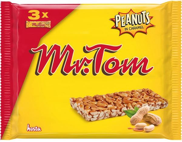 🥜 4 x 3er Pack Mr Tom Erdnussriegel mit Karamell ab 5€ (statt 7€)