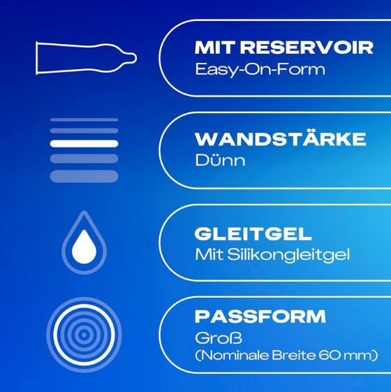 🍆 10er Pack Durex Hautnah XXL Kondome, 60mm für 10,99€ (statt 17€)