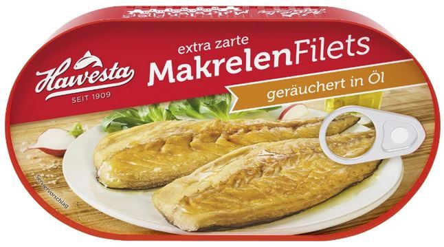 🐟 9x Hawesta MSC Makrelenfilets Geräuchert in Öl, 190g ab 11,94€ (statt 21€)