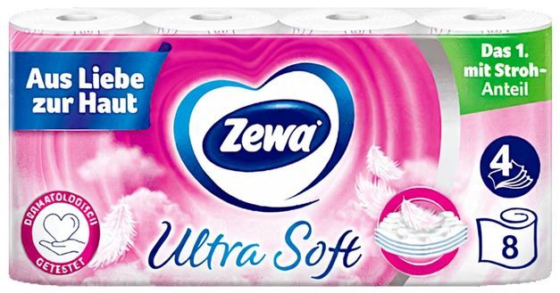 🧻 3 x 8 Rollen Zewa Ultra Soft Toilettenpapier, 4-lagig ab 8,97€ (statt 14€) - Neukunden 🧻 3 x 8 Rollen Zewa Ultra Soft Toilettenpapier, 4 lagig ab 8,97€ (statt 14€) Neukunden