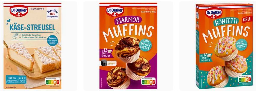 🍰 3 für 2 auf Dr. Oetker Backmischungen, Pudding & Cremes + 3€ Gutschein ab 10€