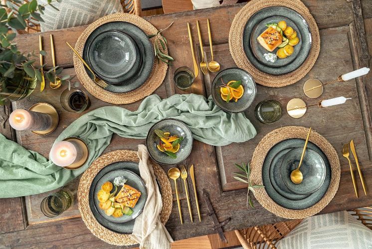 🍽️ Sänger Kopenhagen Steingut Teller Set, 12 tlg. für 101,99€ (statt 128€)