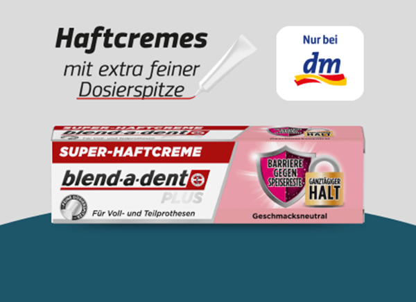 😁 blend-a-dent Haftcreme mit 50% Cashback 😁 blend a dent Haftcreme mit 50% Cashback