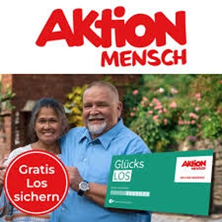 Mit Kauf von einem Aktion Mensch-Glücks-Loses ein Los gratis dazu Mit Kauf von einem Aktion Mensch Glücks Loses ein Los gratis dazu