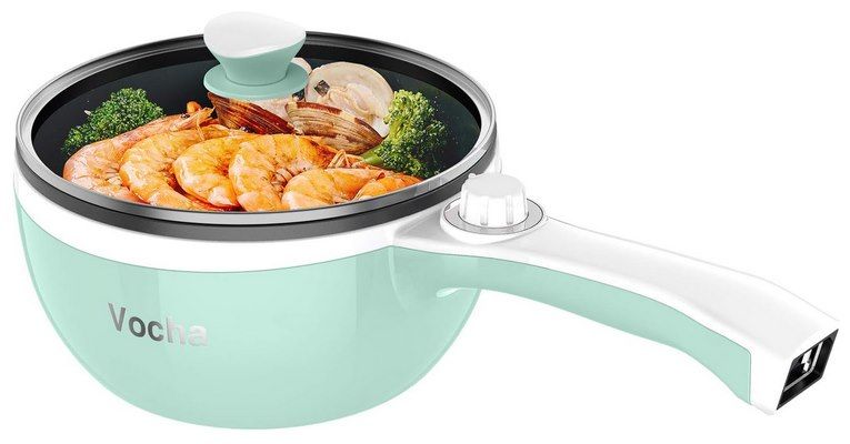 🍲 Vocha 1,5L Hot Pot Multikocher & Pfanne mit Deckel für 22,49€ (statt 40€)