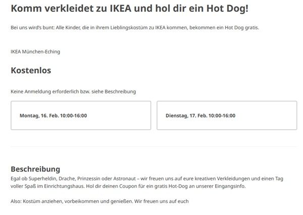 Ikea München Eching: Hol dir ein Hot Dog