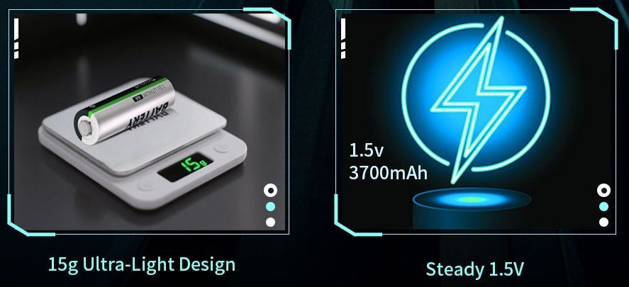 🔋 8x 1,5V Lithium AA Batterien mit 3.700mAh für 7,59€ (statt 15€)