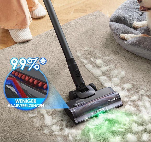 🧹 Tineco Pure ONE S50 Akku Staubsauger mit 150AW & 120° LED Licht für 199,99€ (statt 249€)