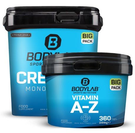 💪 Bodylab: 50% auf Big Packs (Zink, Kalzium, Magnesium..) z.B. Bodybuilder Stack für 19,90€ (statt 35€)
