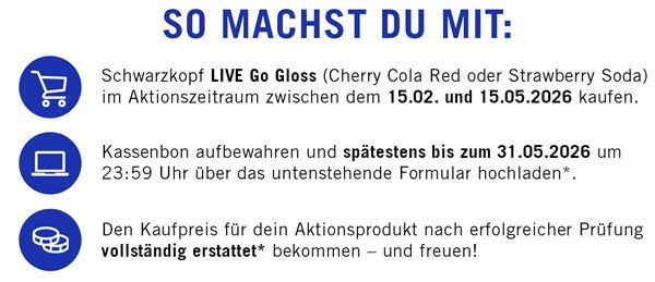 Schwarzkopf LIVE Go Gloss gratis ausprobieren