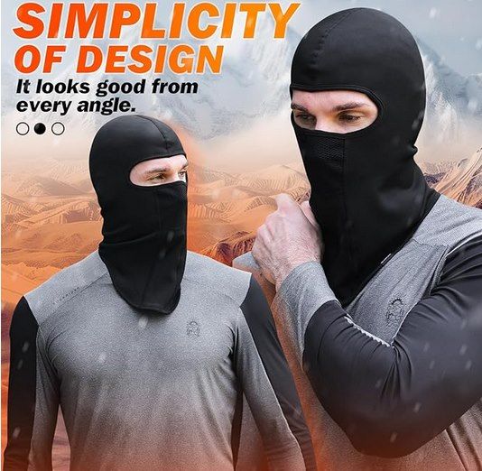 ⛷️ GXCROR Atmungsaktive Thermal Gesichtshaube für 6,49€ (statt 10€)