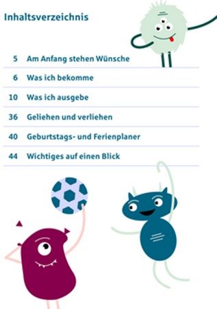 Sparkasse: Taschengeldplaner gratis anfordern