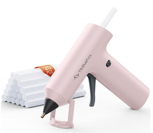 🔫 Tilswall Akku Heißklebepistole inkl. 20 Klebestifte für 12,99€ (statt 20€)