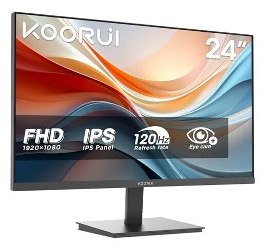 🖥️ Koorui E2411H   24 Zoll IPS Monitor mit 120 Hz ab 56,99€ (statt 76€)