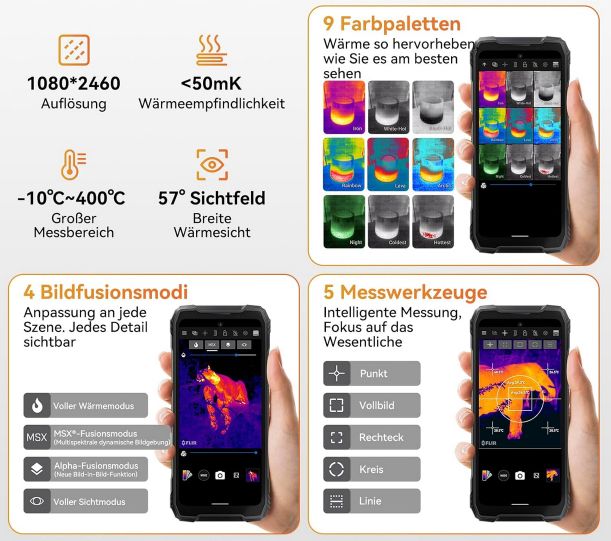 📱 Blackview XPLORE 1 Pro Rugged Smartphone mit Wärmebildkamera für 283,99€ (statt 359€) 📱 Blackview XPLORE 1 Pro Rugged Smartphone mit Wärmebildkamera für 283,99€ (statt 359€)