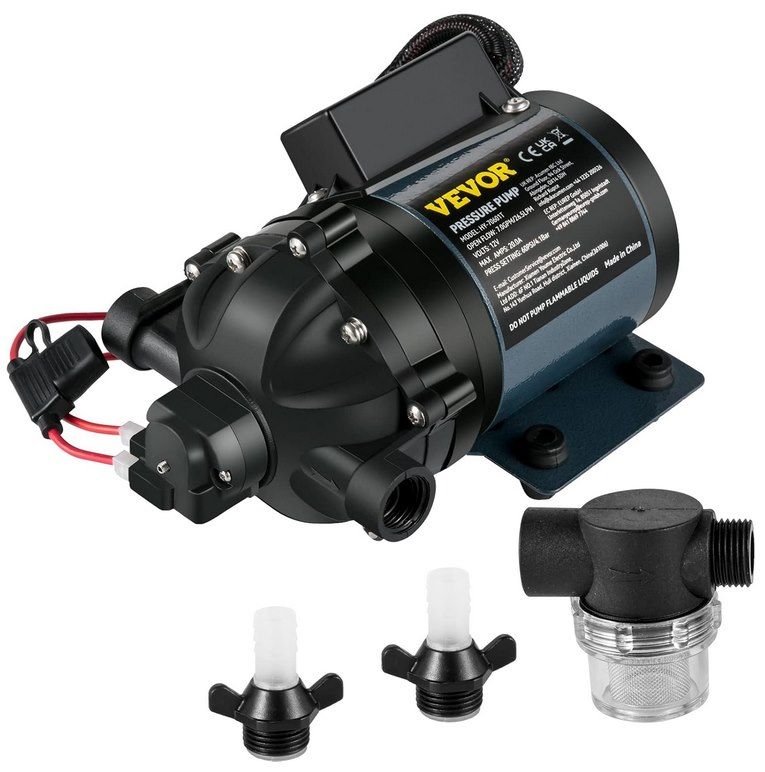 💦 VEVOR 12V Abwaschpumpe (max. 3m & 31,8L/min) für 79€ (statt 90€)