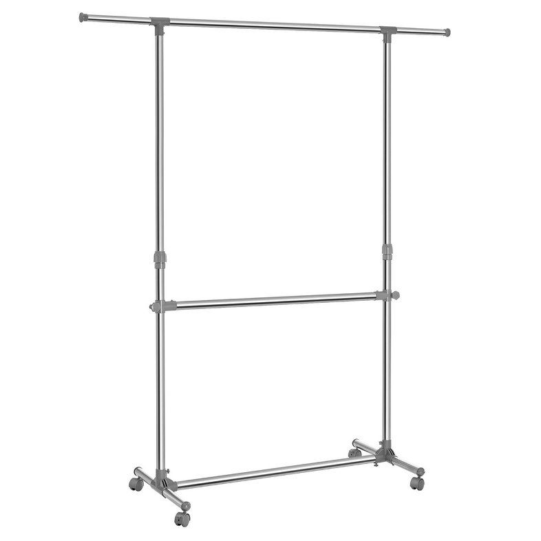 👕 SONGMICS Kleiderständer mit Rollen + höhenverstellbar bis 198cm für 14,95€ (statt 23€)