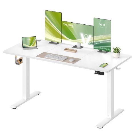📋 VASAGLE elektr. Schreibtisch mit Memory Funktion mit 4 Höhen für 78,99€ (statt 100€)