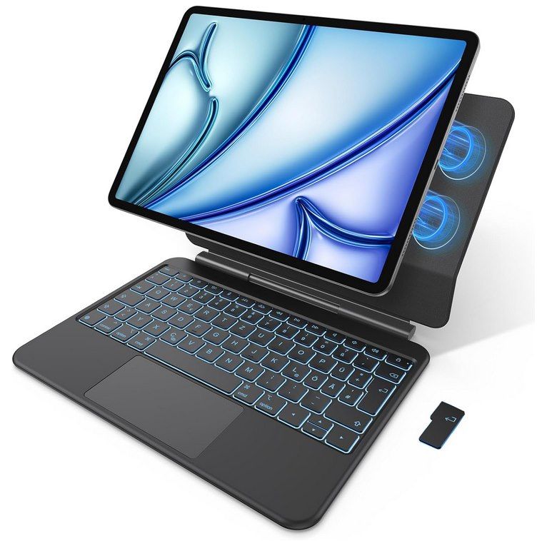 ⌨️ OMOTON Hülle inkl. Tastatur für iPad Air & Pro für 59,99€ (statt 100€)