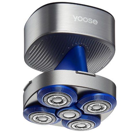 🪒 yoose H5 Glatzenrasierer mit 5 Scherköpfe & 90 Min Laufzeit für 39,19€ (statt 49€)