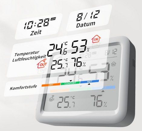 🌡️ SwitchBot Meter Pro Wetterstation mit Thermometer & Hygrometer für 22,73€ (statt 38€) 🌡️ SwitchBot Meter Pro Wetterstation mit Thermometer & Hygrometer für 22,73€ (statt 38€)
