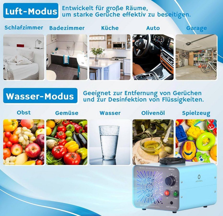 ☁️ Airthereal MA25L Ozongenerator für 69,99€ (statt 100€) ☁️ Airthereal MA25L Ozongenerator für 69,99€ (statt 100€)