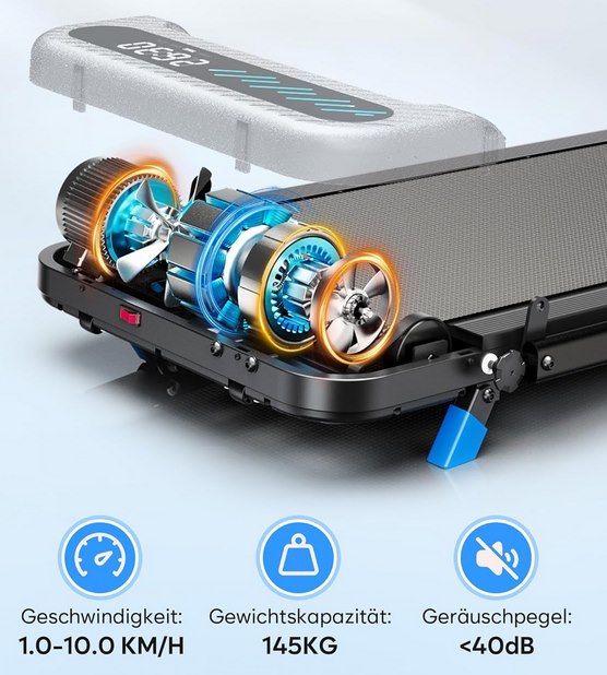 🚶 Cardirun TM037   2in1 Walkingpad mit 3 PS & bis 10 km/h für 132,99€ (statt 190€)