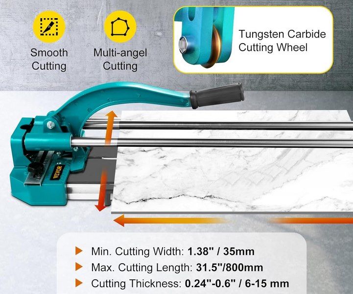 🪚 VEVOR Fliesenschneidmaschine mit einstellbarem Winkel, 35-800mm für 54,72€ (statt 63€) 🪚 VEVOR Fliesenschneidmaschine mit einstellbarem Winkel, 35 800mm für 54,72€ (statt 63€)