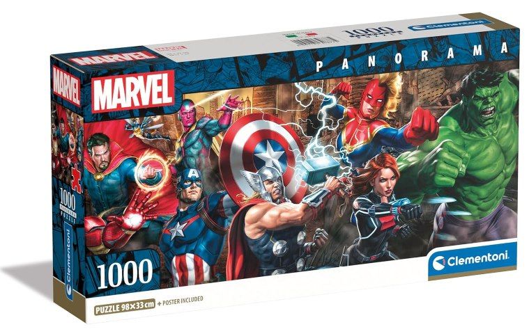 🦸‍♂️ Clementoni Marvel Panorama  Puzzle 1000 Teile für 7,99€ (statt 15€)