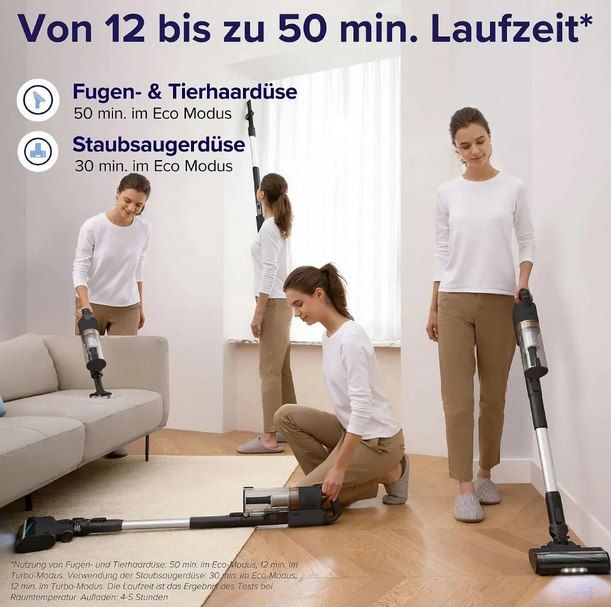 🧹 Levoit LSV V201 Akku Staubsauger mit bis zu 50 Minuten für 99€ (statt 140€)