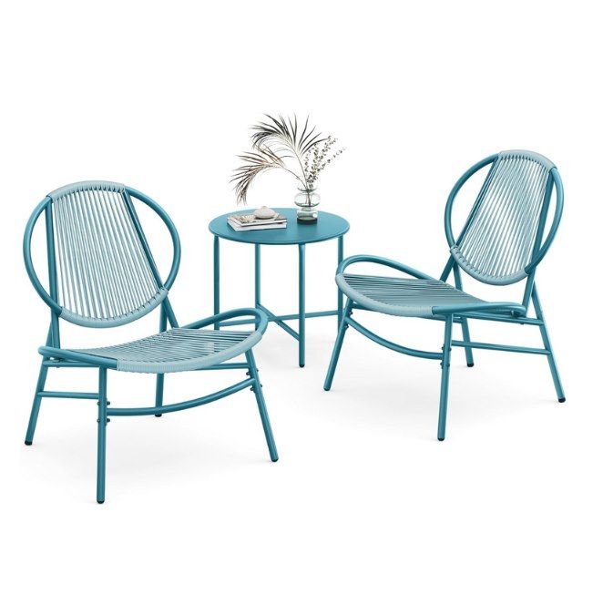 🌞 SONGMICS 3er Balkonmöbel-Set aus 2 Stühlen & 1 Tisch für 69,99€ (statt 100€)