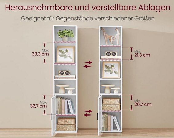 📚 VASAGLE CUSTOS Regal mit 6 Ebenen für 34,99€ (statt 44€)