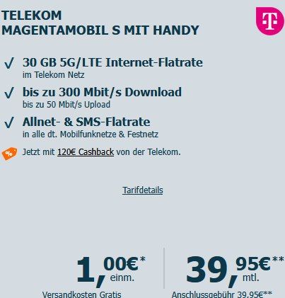 🍏 Apple MacBook Neo 13 (2026) nur 1€ + 30GB Telekom Allnet 39,95€ mtl. + 120€ Bonus