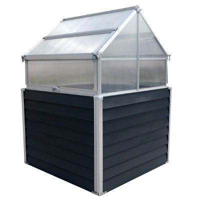 🏡 Hochbeet Store & Grow Anthrazit 120x120x169cm 🐌 für 157,49€ (statt 192€)