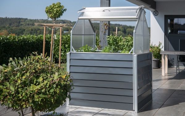 🏡 Hochbeet Store & Grow Anthrazit 120x120x169cm 🐌 für 157,49€ (statt 192€)