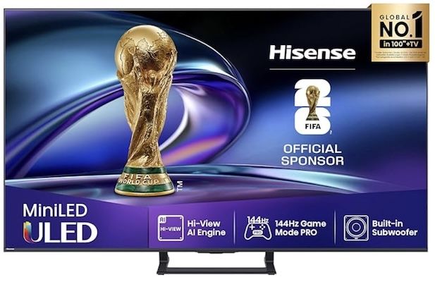 🔝📺 Hisense 75E89Q – 75 Zoll 4K ULED Mini LED Smart TV für 899€ (statt 1.040€)