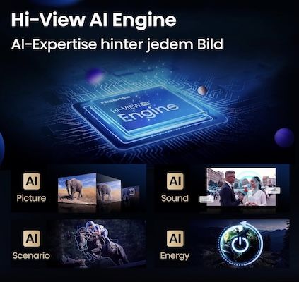 🔝📺 Hisense 75E89Q – 75 Zoll 4K ULED Mini LED Smart TV für 899€ (statt 1.040€)