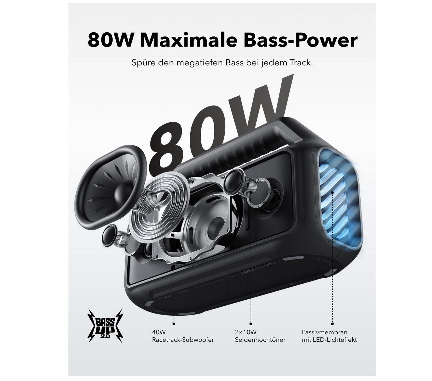 🔊 soundcore by Anker Boom 2 Outdoor Lautsprecher mit 24h Akku für 79,99€ (statt 102€)