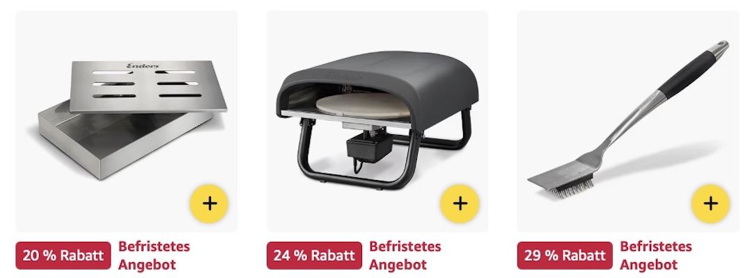 🥩🏕️ Amazon: Enders Camping  & Grillzubehör im Sale z.B. 6 tlg. Schaschlikspiess Set für 12€ (statt 18€)