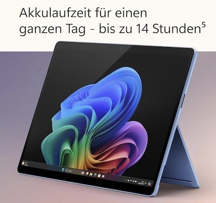 Microsoft Surface Pro 11 Copilot+ PC mit 13” OLED & 16/512GB für 1.139€ (statt 1.400€)
